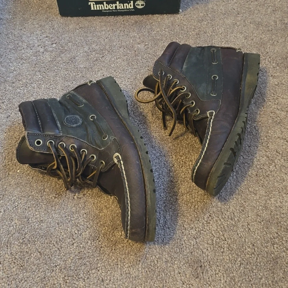 Timberland Ultra Lite Chukka Oil Brown Hiking Boots sz 7.5 IOB